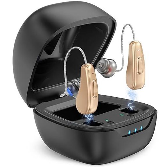 Rechargeable Hearing Aids for Seniors with Noise Cancellation