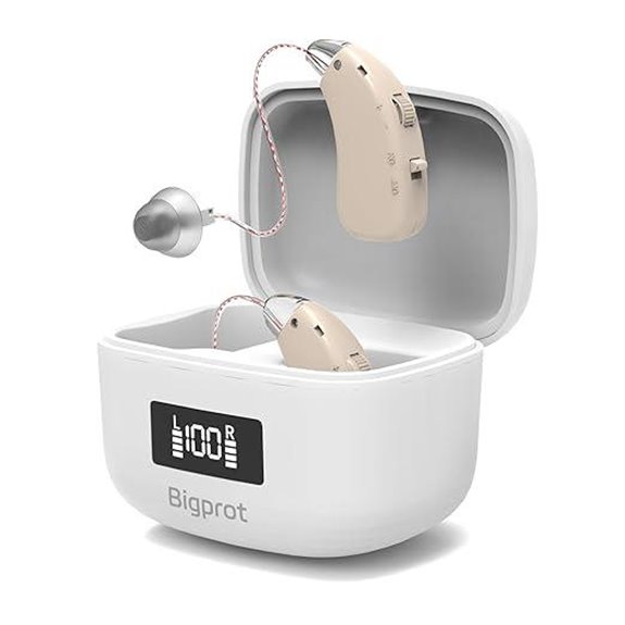 Rechargeable Hearing Aids for Seniors with Noise Cancellation