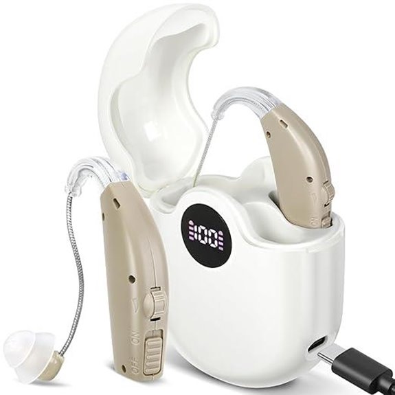 Rechargeable Hearing Aids with Noise Cancelling