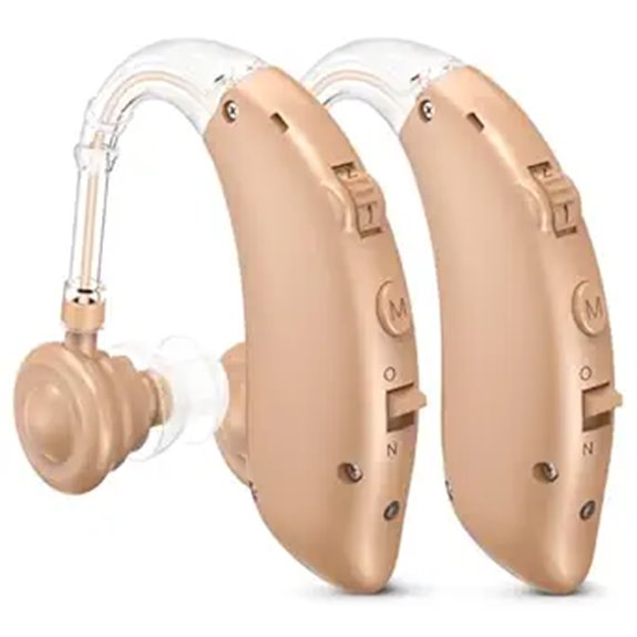 Rechargeable Hearing Aids with Noise Cancellation for Seniors