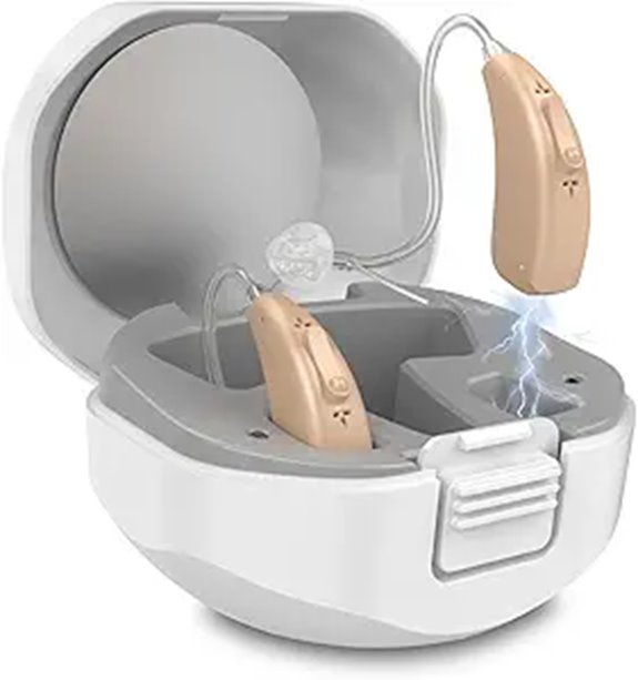 Rechargeable Hearing Aids for Seniors with Noise Cancelling
