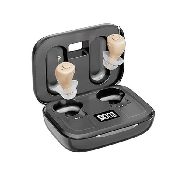 Rechargeable Hearing Aids for Seniors with Noise Reduction