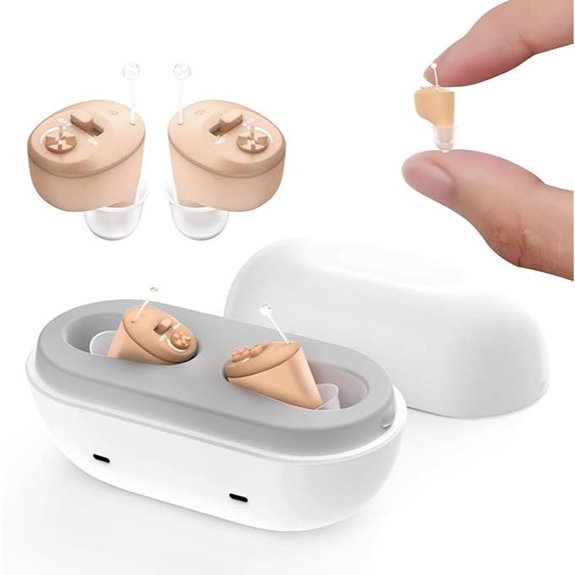 Rechargeable In-Ear Hearing Aids for Seniors