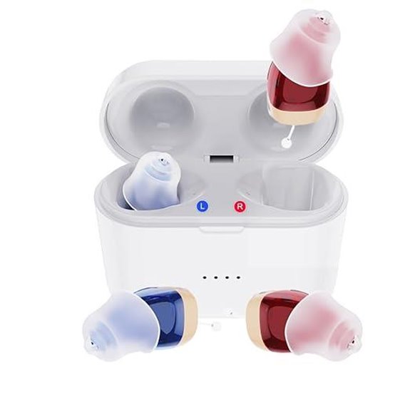 Rechargeable Hearing Aids for Seniors with Noise Cancellation