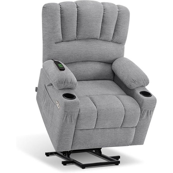 recliner with heat massage