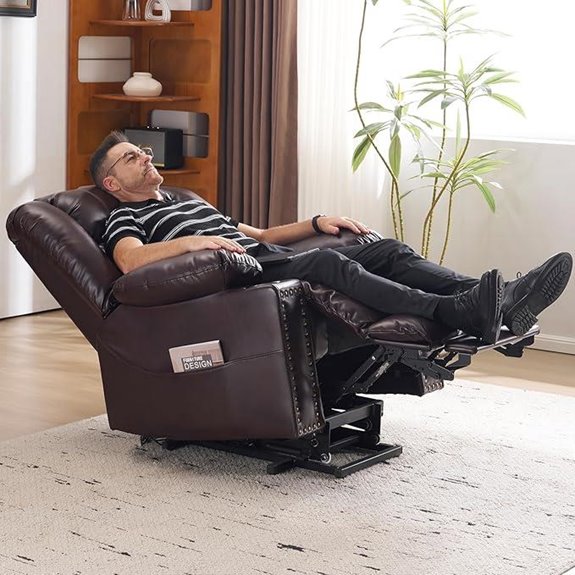 Power Lift Recliner Chair with Heat Massage & USB