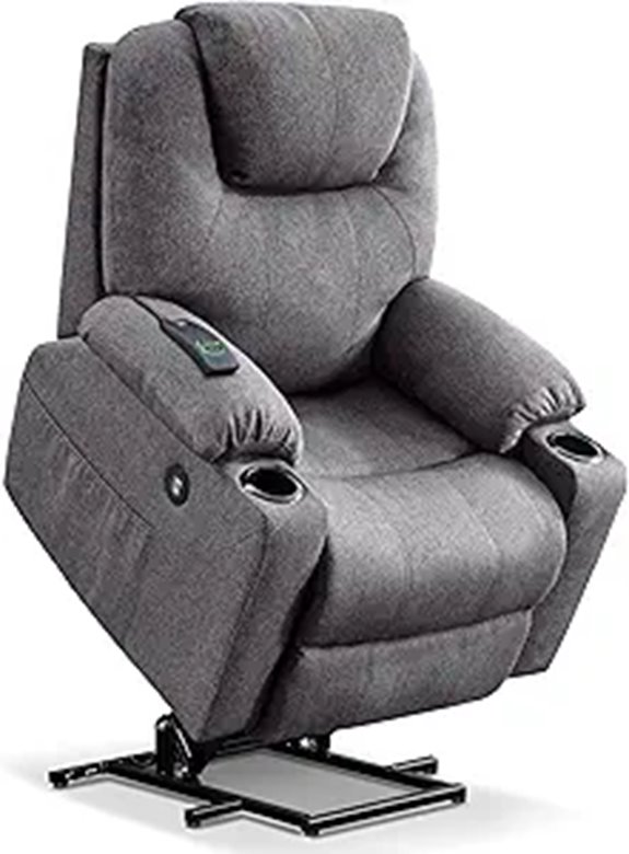 MCombo Power Lift Recliner Chair with Massage and Heat