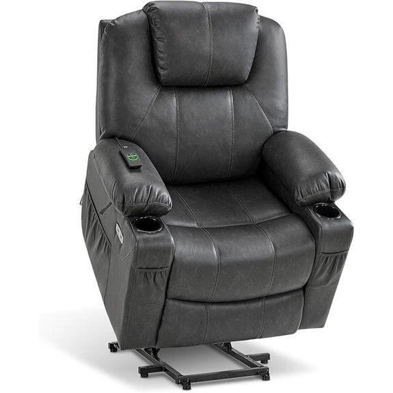 MCombo Power Lift Recliner Chair with Massage and Heat