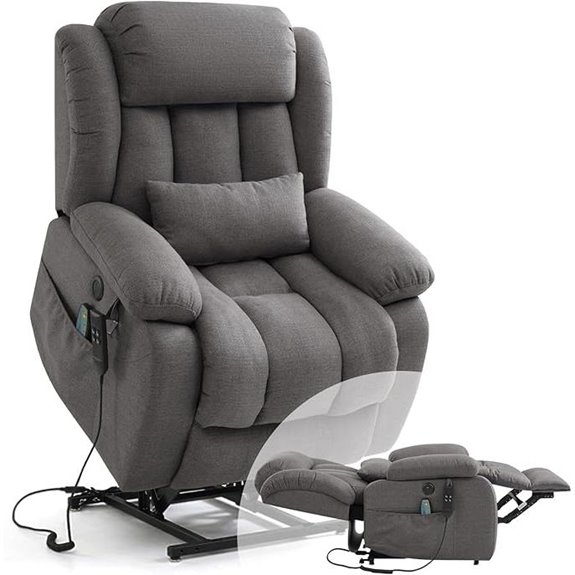 Infinite Position Lift Recliner with Massage and Heating