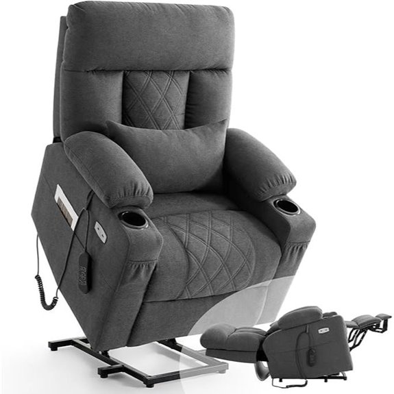 Power Lift Recliner Chair with Massage and Heating