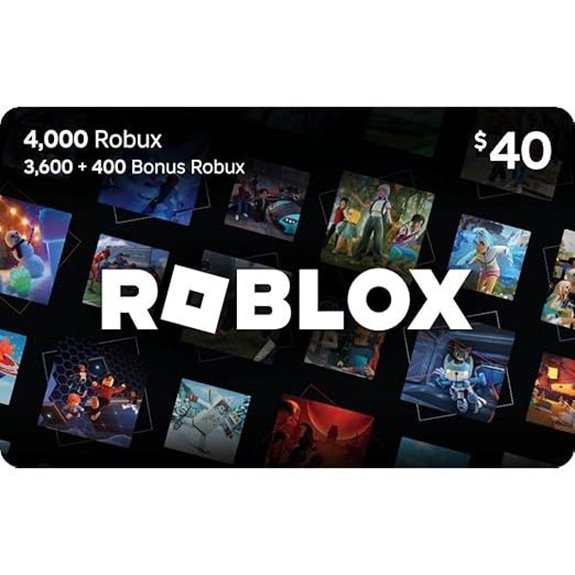 Roblox 4,000 Robux Digital Gift Card