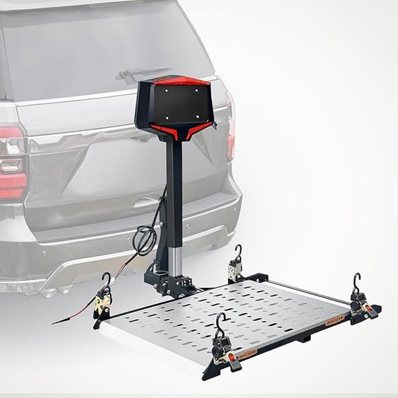 Rockland Hitch-Mounted Foldable Electric Wheelchair Carrier