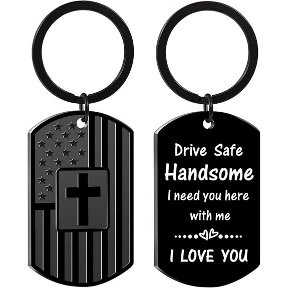 Valentine’s Day Gift for Men Drive Safe Keychain