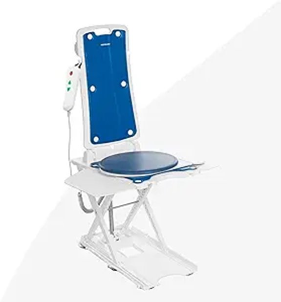 Electric Chair Lift with Seat Belt & Non-Slip Mat