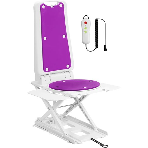 Electric Chair Lift for Seniors with Remote and Safety Features