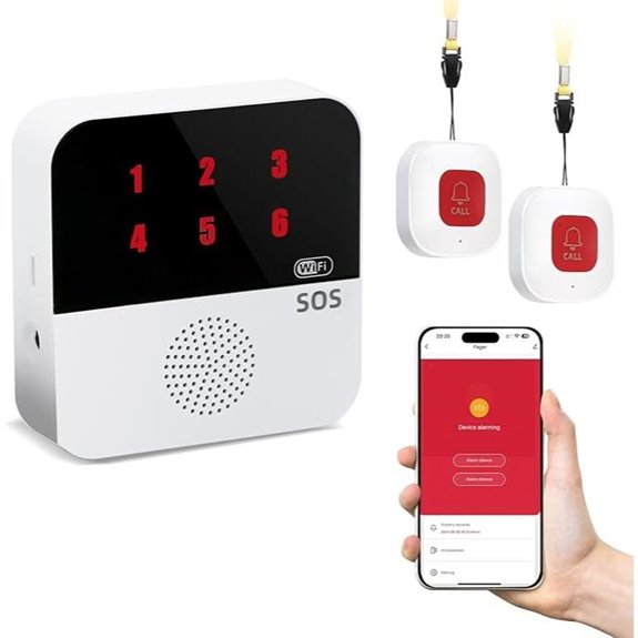 Life Alert System for Seniors with App & Remote