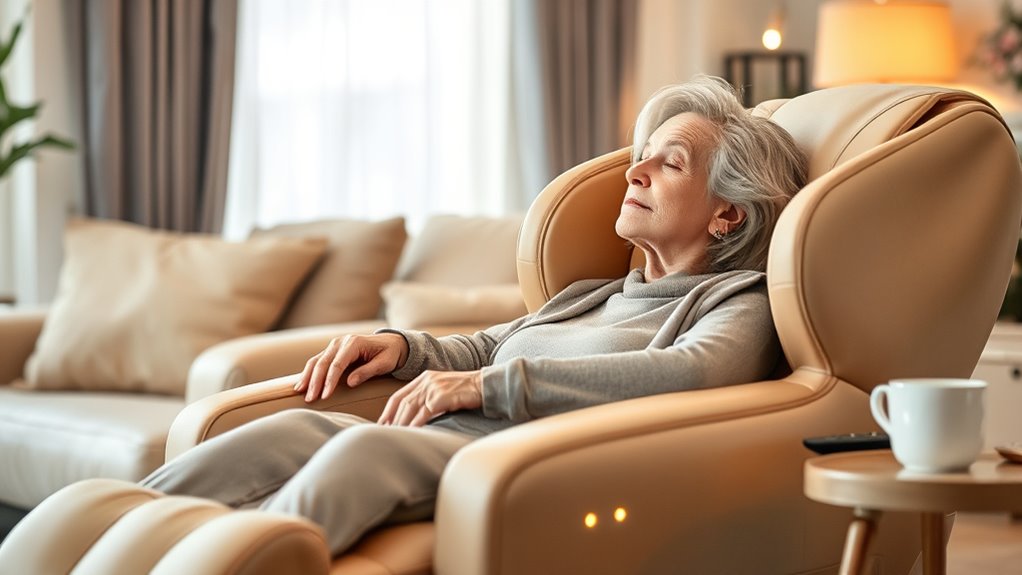 senior friendly massage chair features