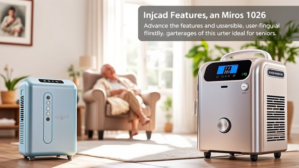 senior friendly portable oxygen concentrator
