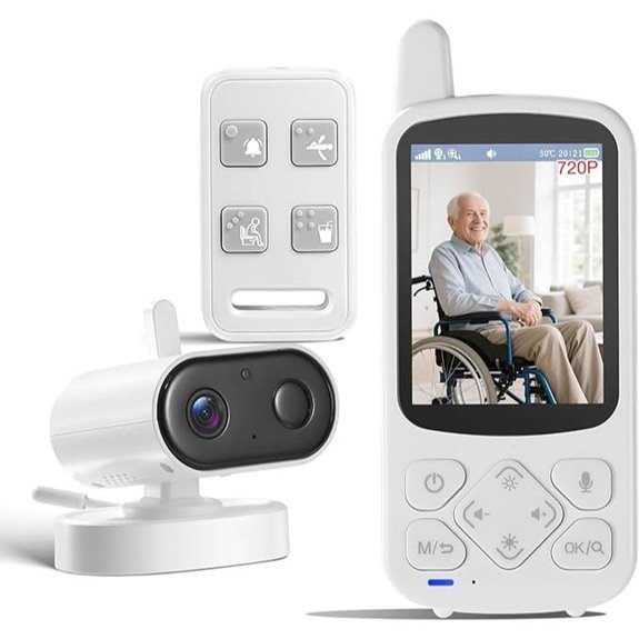 Elderly Monitor with Camera Audio Call Button