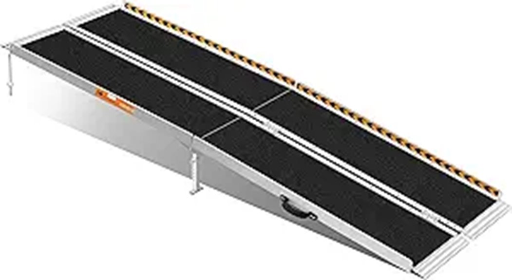 seven foot aluminum ramp