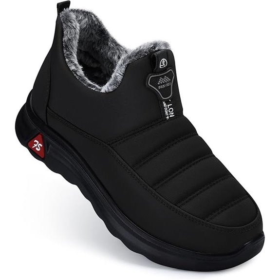 SHIBEVER Women's Winter Waterproof Fur-Lined Snow Boots