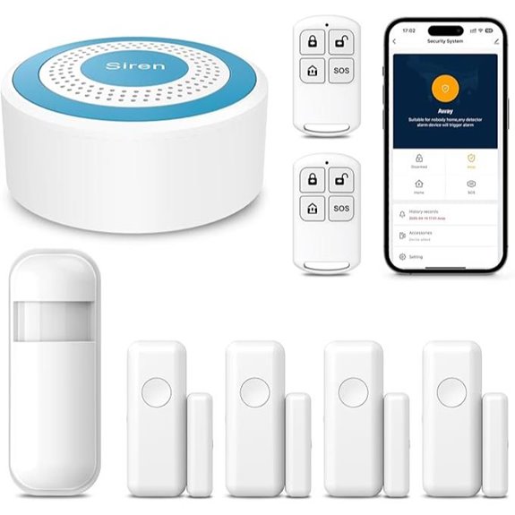 PGST Smart Home Alarm System with Sensors and Alerts