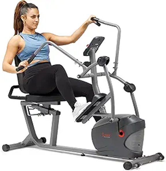 Sunny Health & Fitness Smart Recumbent Bike