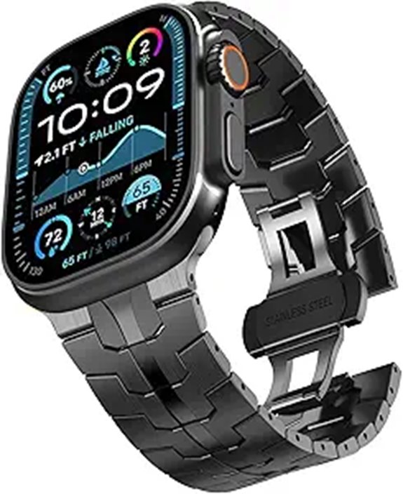 CHANCHY Stainless Steel Apple Watch Band 42-49mm