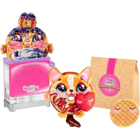 Cookeez Toasty Treatz Toaster Plush 2 Pack