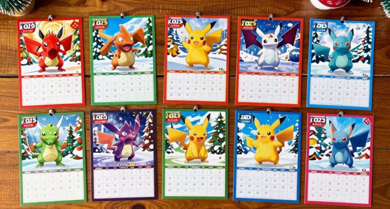 top 11 holiday pokemon calendars