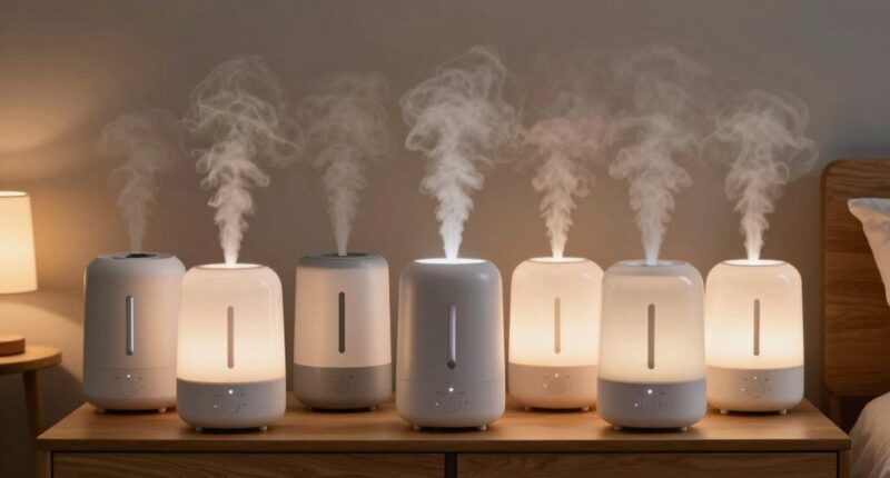 top bedroom humidifiers list