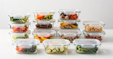 top glass meal containers