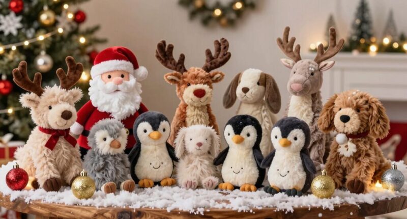 top jellycat christmas collection
