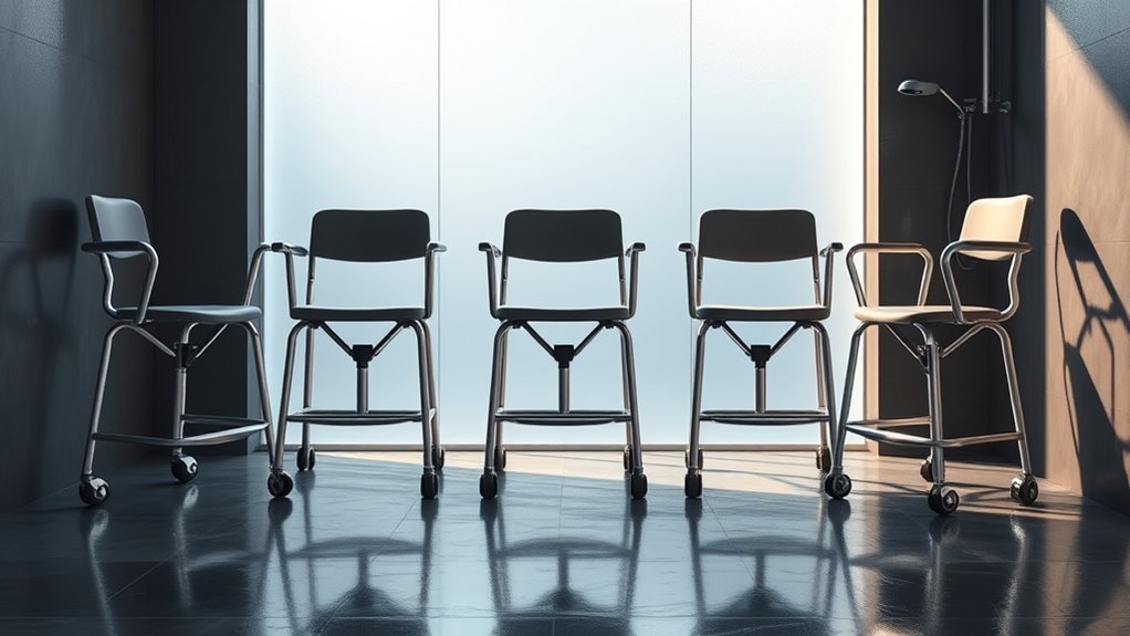 top shower chairs with wheels