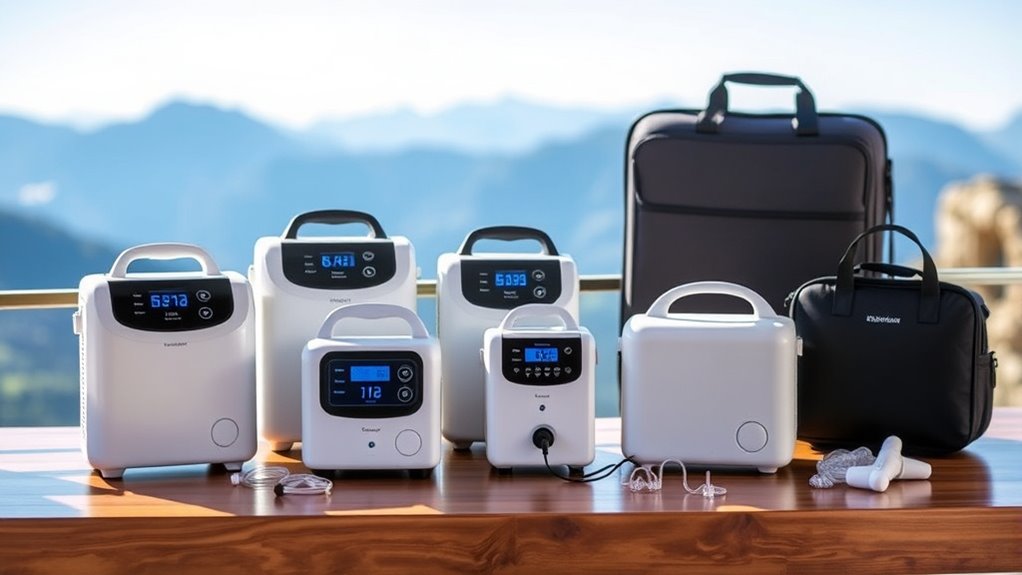 travel ready portable oxygen concentrators
