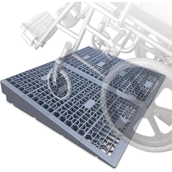 Modular Doorway Threshold Ramps 2-Pack 3000 Lb Capacity