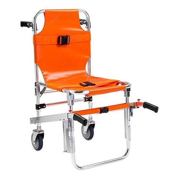 LINE2design-USA EMS Mobility Ambulance Chair with Straps