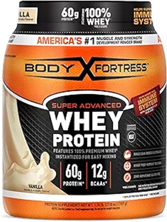 Body Fortress Vanilla Whey Protein with Vitamins