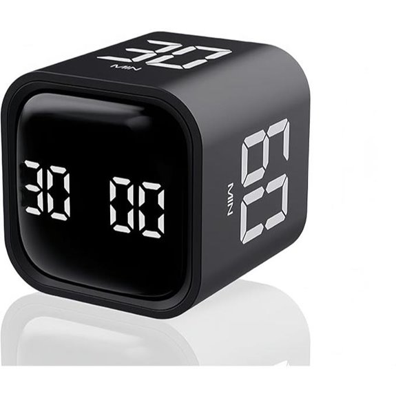 Digital Cube Pomodoro Timer with Vibration & Alarm