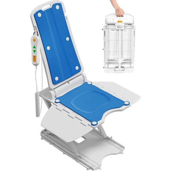 Electric Bath Lift for Elderly Waterproof Foldable Rechargeable