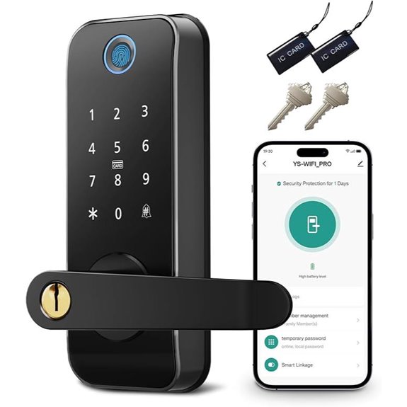 Smart Digital Fingerprint Door Lock with WiFi