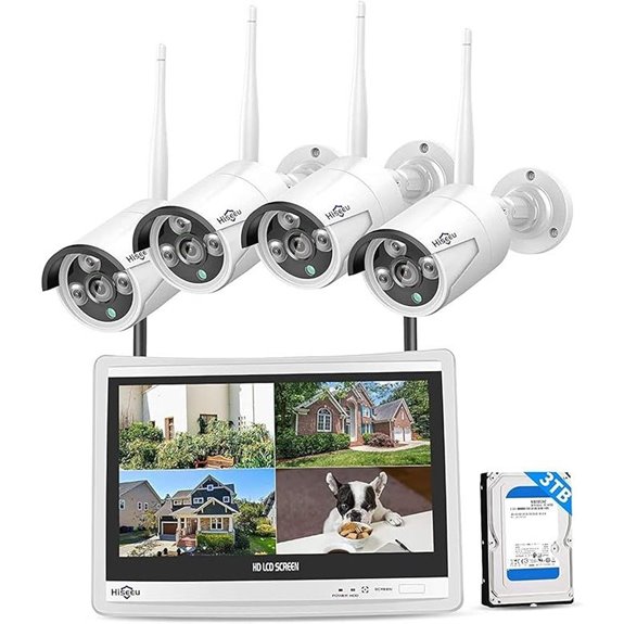 Hiseeu 16CH Wireless 4K Home Security System