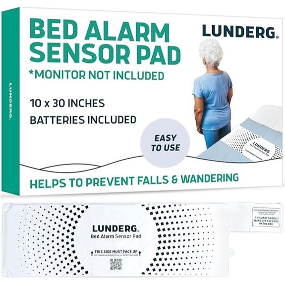Lunderg Wireless Bed Sensor Pad (10” x 30”)