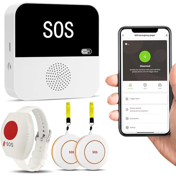 Wireless Caregiver Pager System with App Alerts