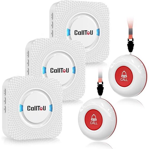 CallToU Wireless Caregiver Alert System with Transmitters