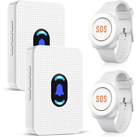Daytech Wireless Caregiver Call System with Watch Alerts