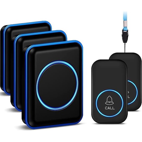 FullHouse Wireless Caregiver Pager with SOS Alert