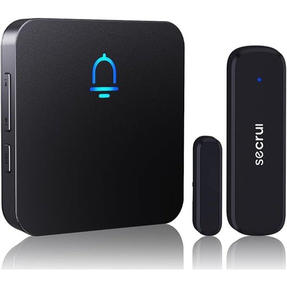 SECRUI Wireless Door Chime with 32 Tones and Sensor