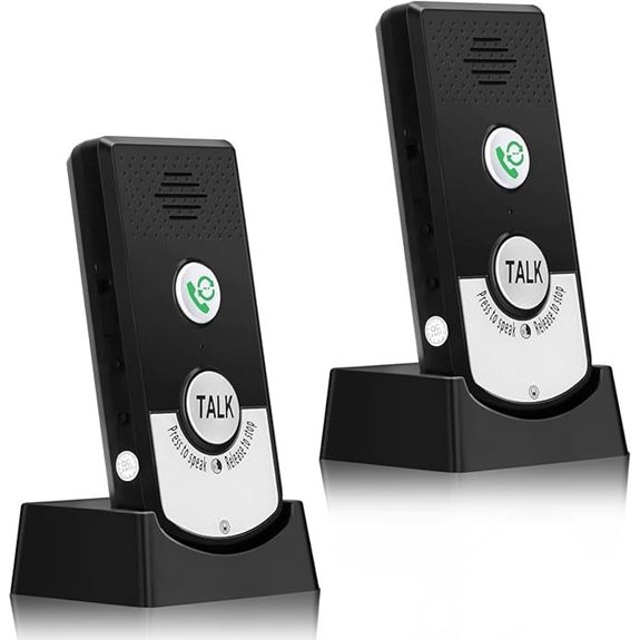 Wireless Intercom System with Doorbell for Home Use