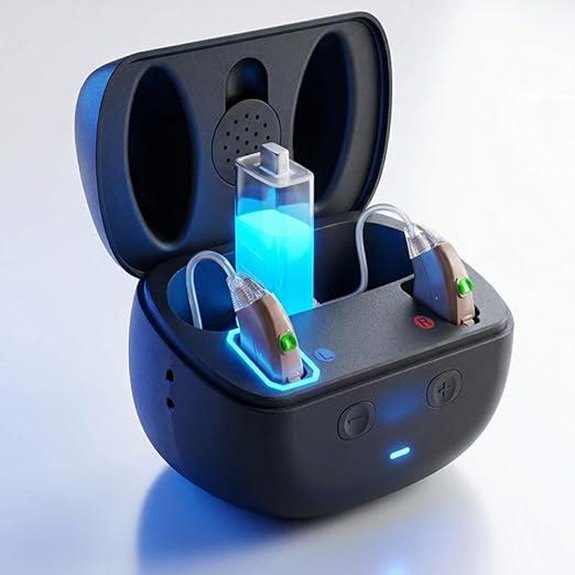 EarCentric EasyCharge PRO Hearing Aids with Charging Case